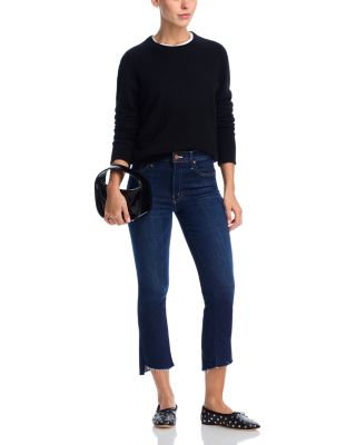 Lil&#39; Insider High Rise Cropped Straight Jeans in Off Limits