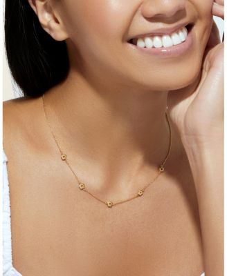 Flower Station Necklace - Rowena Necklace