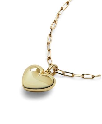 Puffed Heart Necklace - Lev