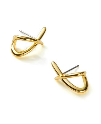 Gold Stud Earrings - Sloane