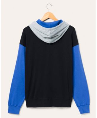 Unisex NFL New York Giants Tri Color Block Hoodie