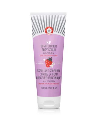 First Aid Beauty - KP Bump Eraser Body Scrub with 10% AHA Body Exfoliant for Keratosis Pilaris - Strawberry