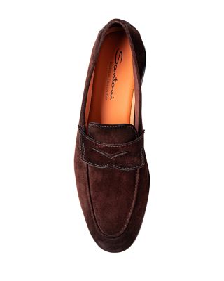 Carlos Suede Penny Loafers