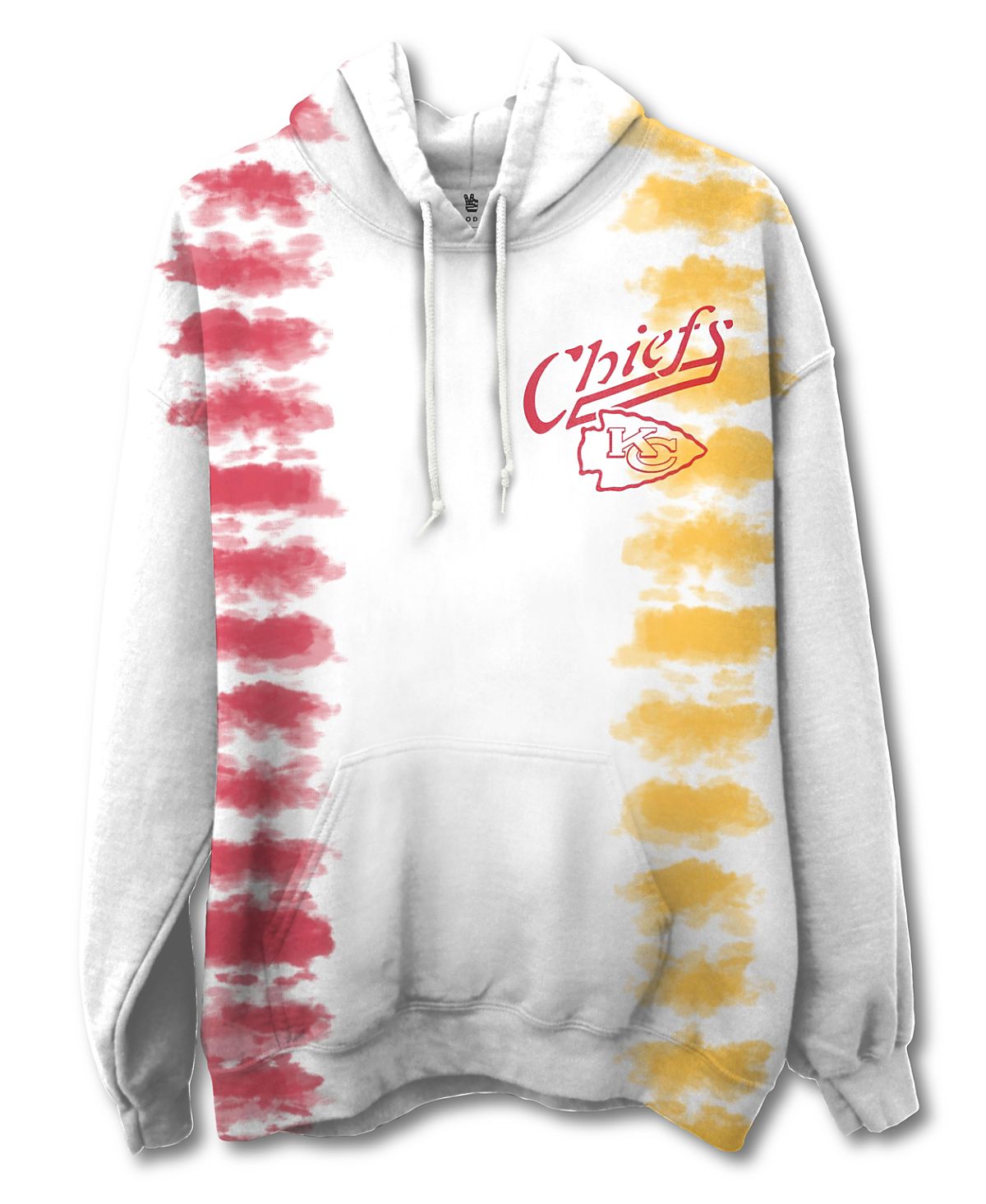 Junk Food Clothing Unisex Nfl Kansas City Chiefs Stitch Tie Dye Hoodie