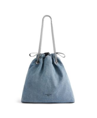 Balenciaga - Crush Medium Tote Bag Denim