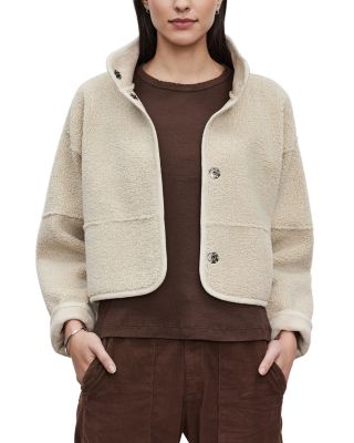 Velvet by Graham & Spencer - Kelly Reversible Faux Shearling Cropped Jacket