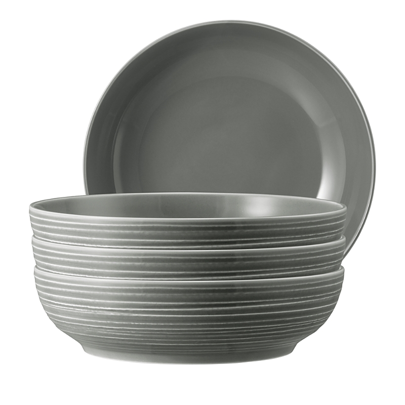 Seltmann Terra Pasta Bowls, Set Of 4 In Gray