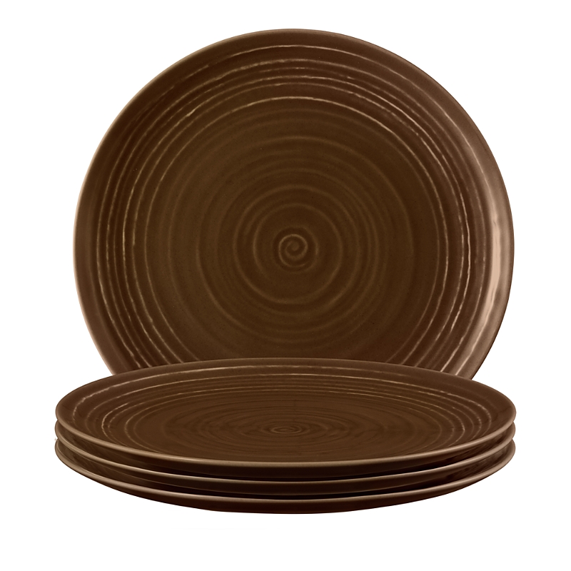Seltmann Terra Salad Plates, Set Of 4 In Brown