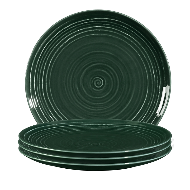 Seltmann Terra Salad Plates, Set Of 4 In Green