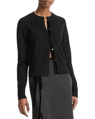 Vince - Velvet Trim Cardigan