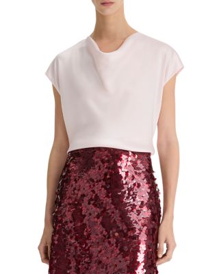 Cowl Neck Silk Blouse