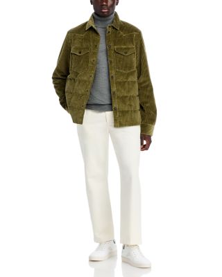 Moncler Gelt Corduroy Down Shirt Jacket | Bloomingdale's