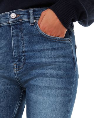 Sculpted Skinny Jeans in Denim