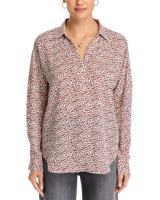 Becky Dot Print Blouse