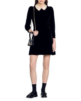 Sandro Paola Velvet Dress | Bloomingdale's Women