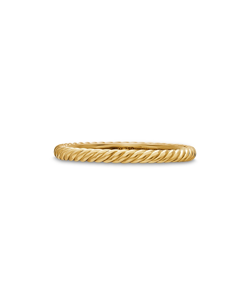 David Yurman Cable Classics Band Ring in 18K Gold, 7
