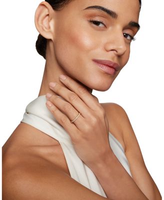 18K Yellow Gold DY Eden Band Ring with Diamonds