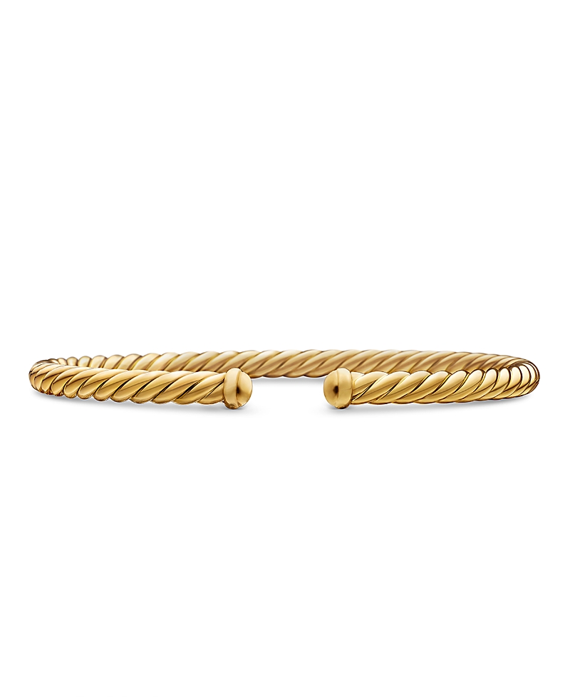 Cable Flex Bracelet in 18K Yellow Gold, 4mm
