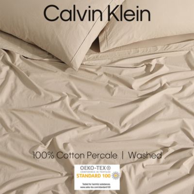 Washed Percale Cotton Sheet Set, Twin XL