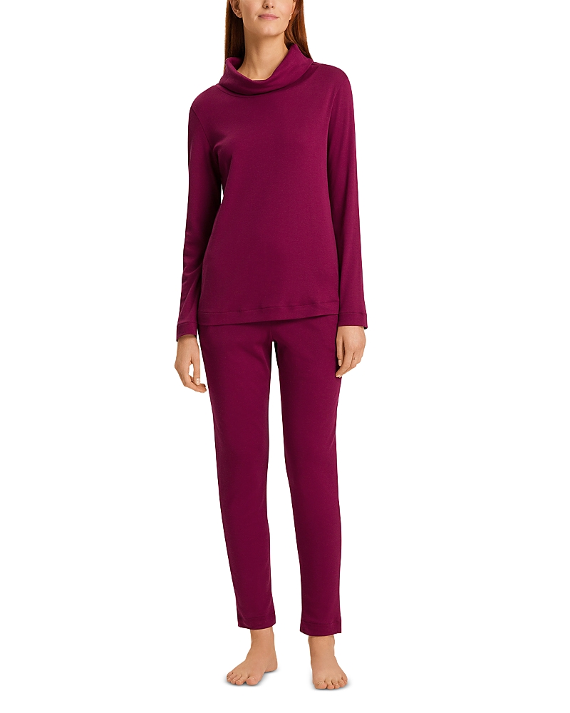 HANRO AGATHA LONG SLEEVE PAJAMA SET