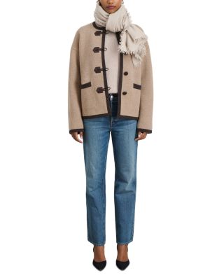 ✩.*˚。アンドマリーHarper loose twill jacket Alex Mill Aubrey Toggle Sweater Jacket | Bloomingdale's