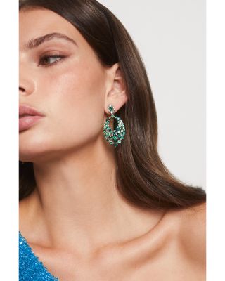 Starlet Stone Mosaic Drop Earrings