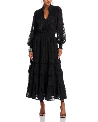 AQUA - Lace Tiered Dress - Exclusive