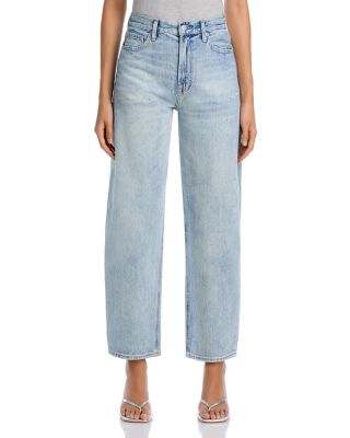 Wes High Rise Barrel Jeans in Glitz