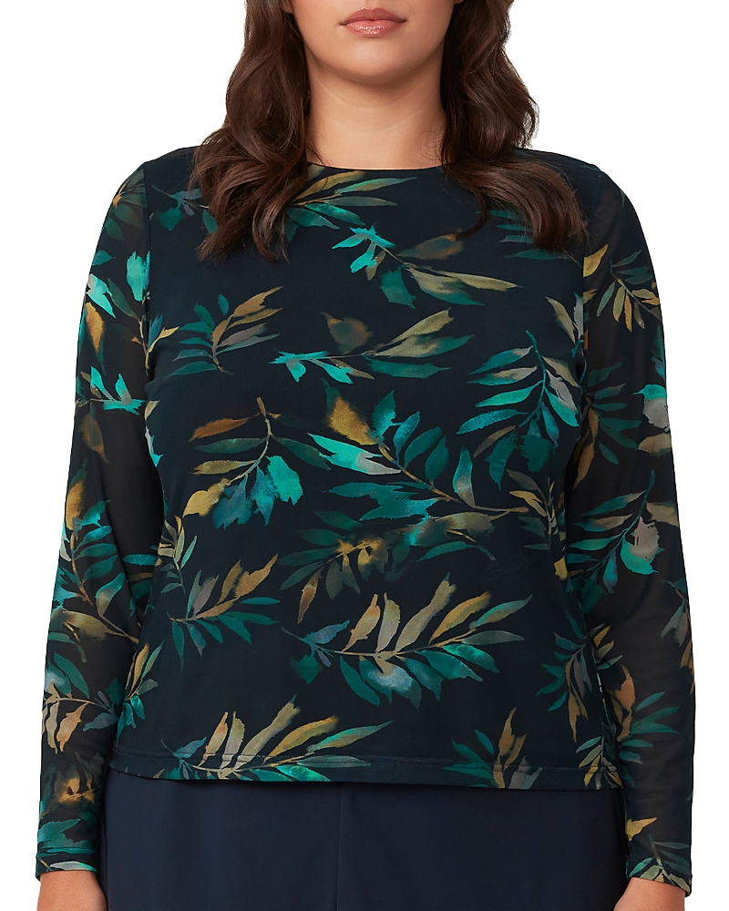 Estelle Plus Whisper Top In Print