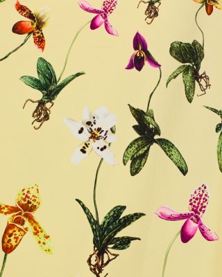 Orchids Cropped Top & Orchids Circle Skirt