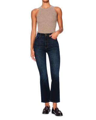 Bridget Bootcut High Rise Instasculpt™ Crop Jeans in Thunderbird