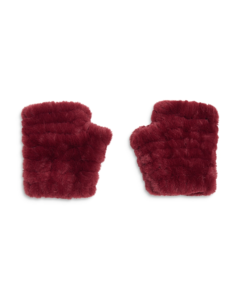 Jocelyn Mandy Faux Fur Fingerless Mittens