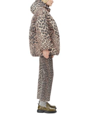 【GANNI】アニマル インターシャ ジャンパー GANNI - Leopard print short jacket Animalier - The Corner
