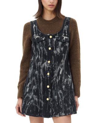 GANNI Denim Mini Dress | Bloomingdale's