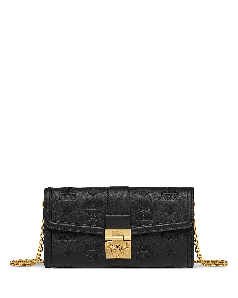 Mcm Tracy Embossed Leather Woc Bag