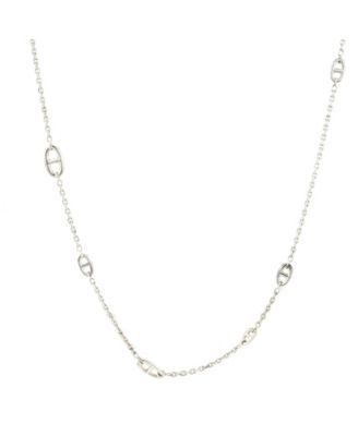 Pre-Owned Hermes 120 Farandole Long Necklace Sterling Silver