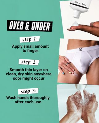 Over & Under Deodorant 2.5 oz.