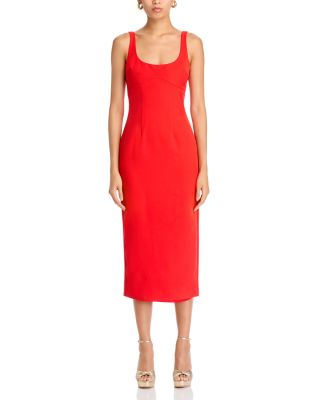 AQUA Bodycon Tank Midi Dress - Exclusive | Bloomingdale's