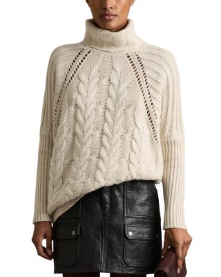 REISS - Penny Chunky Cable Knit Sweater