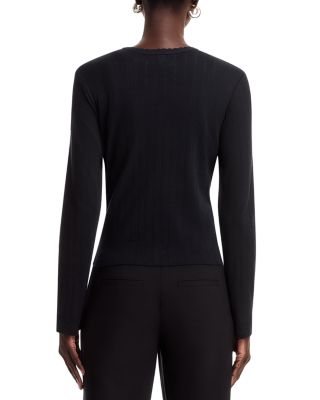 Pointelle Henley Top