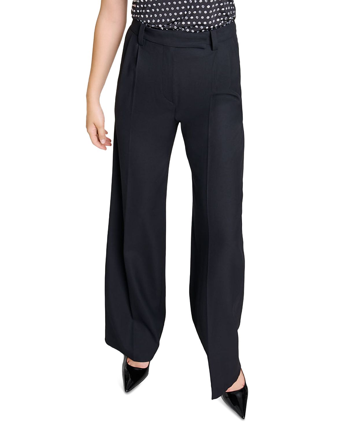 Maje Pernoui Wide Leg Pants
