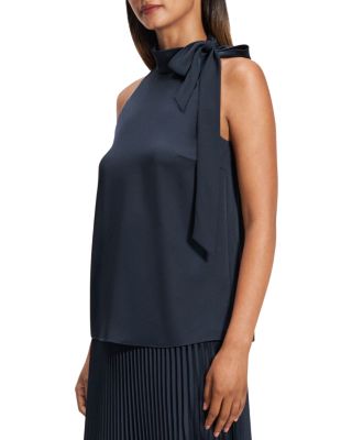 Theory - Side Tie Halter Top