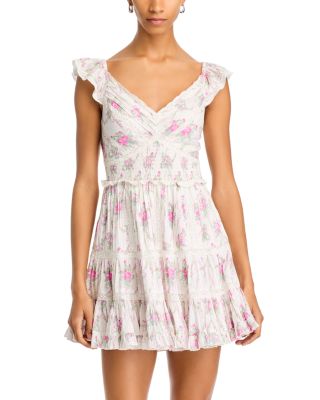 LoveShackFancy - Presline Lace Trim Dress