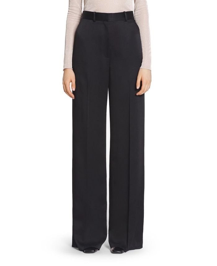 Wide-Leg Tailored Pants