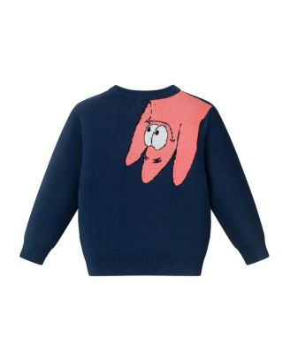Boys' SpongeBob SquarePants x Buddies Wrap-around Jacquard Sweater - Little Kid