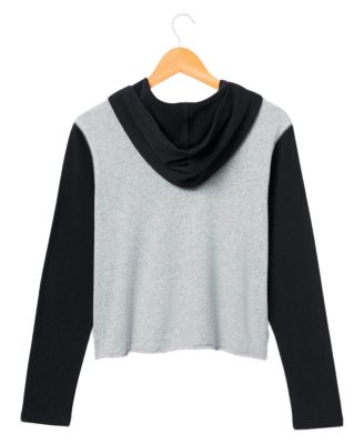  Women's NFL Kansas City Chiefs Block Crop Hoodie