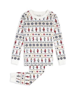 petit lem - Unisex Nutcracker Fair Isle Print Long Sleeved Pajama Set - Little Kid