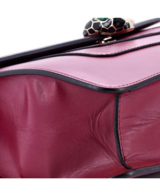 Serpenti Forever Square Shoulder Bag Leather