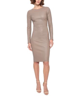 Mrs Smith Stretch Leather Dress