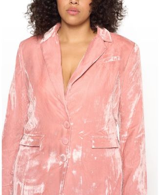 Fiona Velvet Boyfriend Blazer